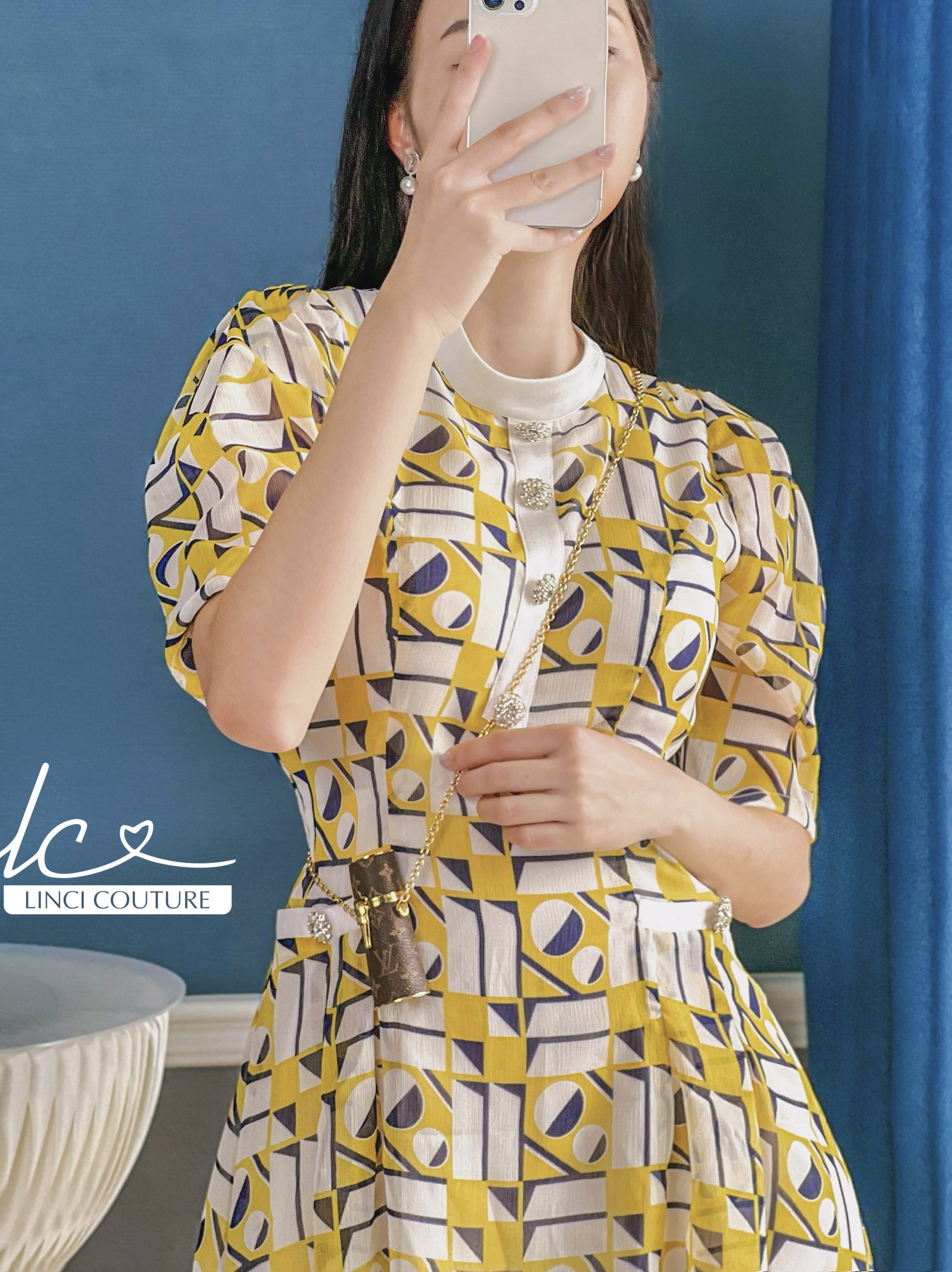 Kerry Dress vàng 1