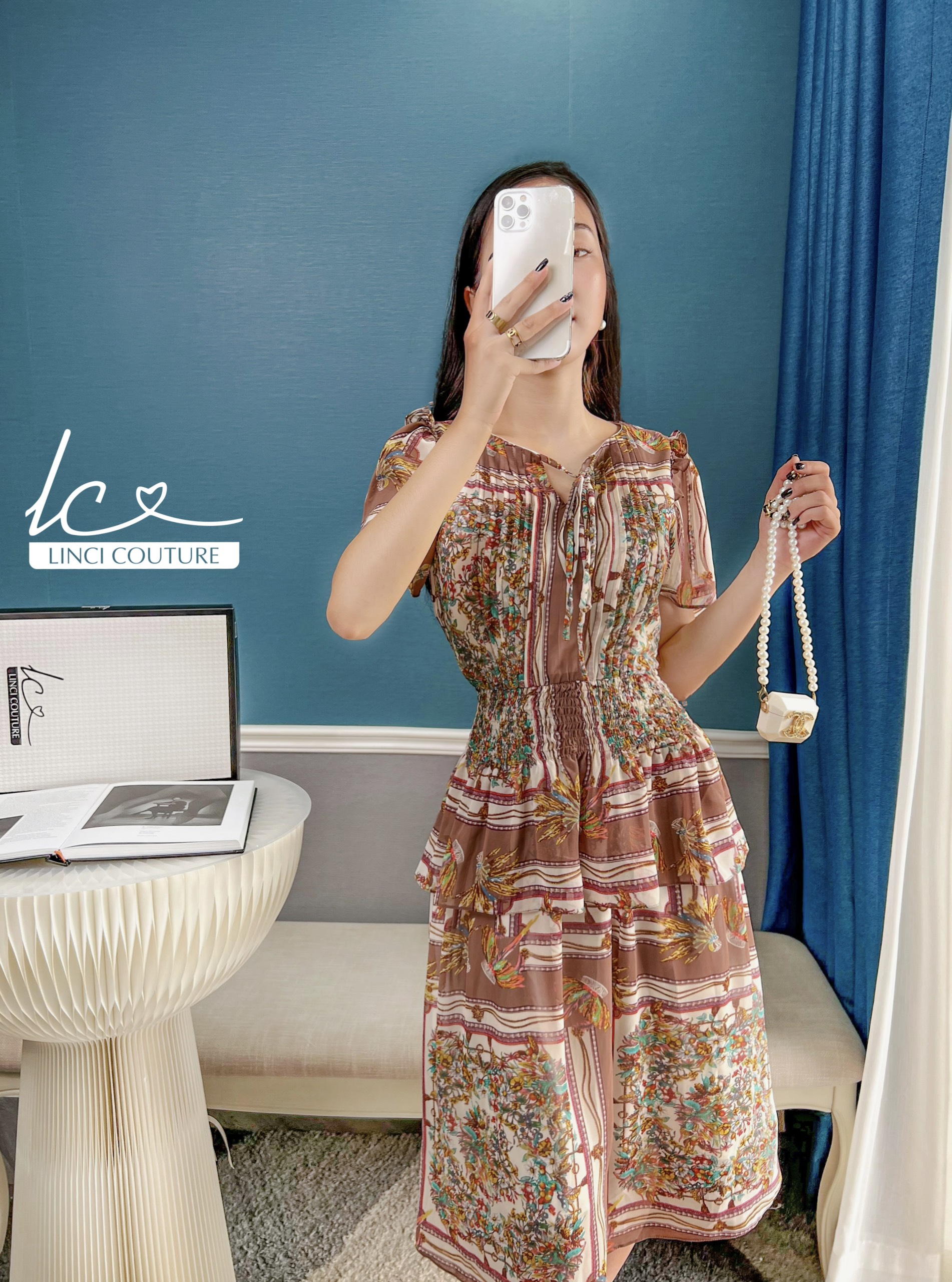 Brown Bow Dress 2